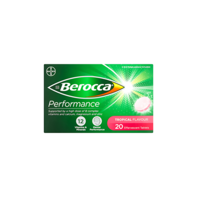 Berocca Performance Tropical 20 Effervescent Tablets
