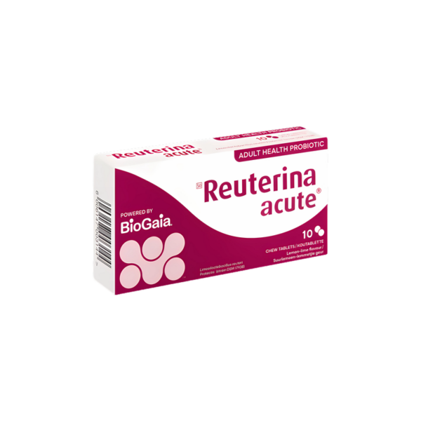 Reuterina Acute Intestinal Health Probiotic 10 Chew Tablets - Image 2