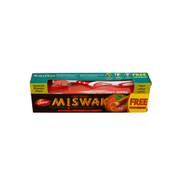 Miswak Toothpaste 190g With Free Toothbrush