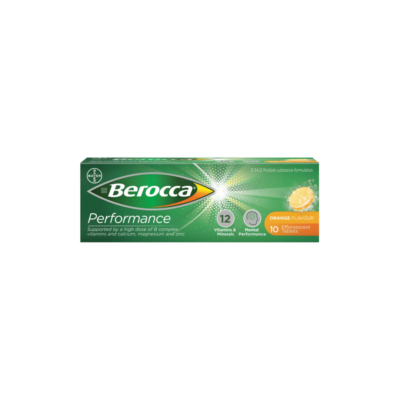 Berocca Performance Orange 10 Effervescent Tablets