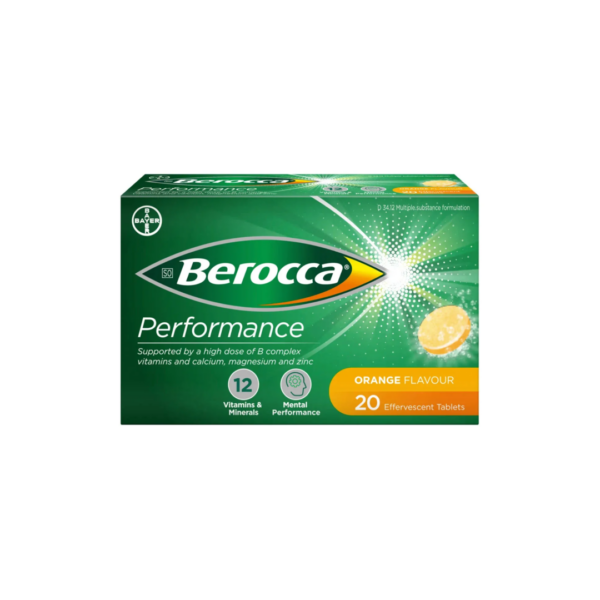 Berocca Performance Orange 20 Effervescent Tablets