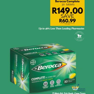 Berocca Complete Film-Coated Tablets – 30