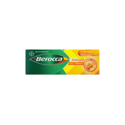 Berocca Immune Daily Defence Effervescent Tablets 10 Tablets