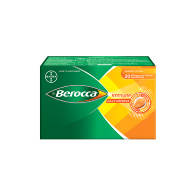 Berocca Immune Daily Defence Effervescent Tablets 20 Tablets