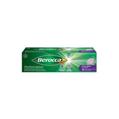 Berocca Performance Mixed Berry Effervescent 15 Tablets