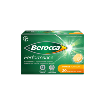 Berocca Performance Orange 20 Effervescent Tablets