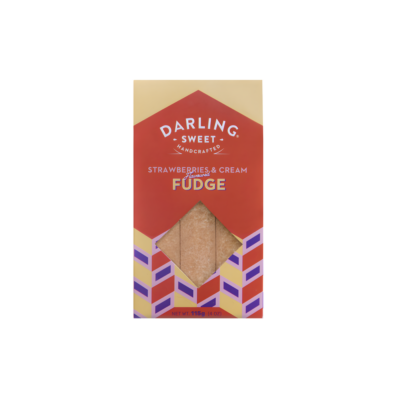 Darling Sweet Handcrafted Strawberries & Cream Fudge 115g